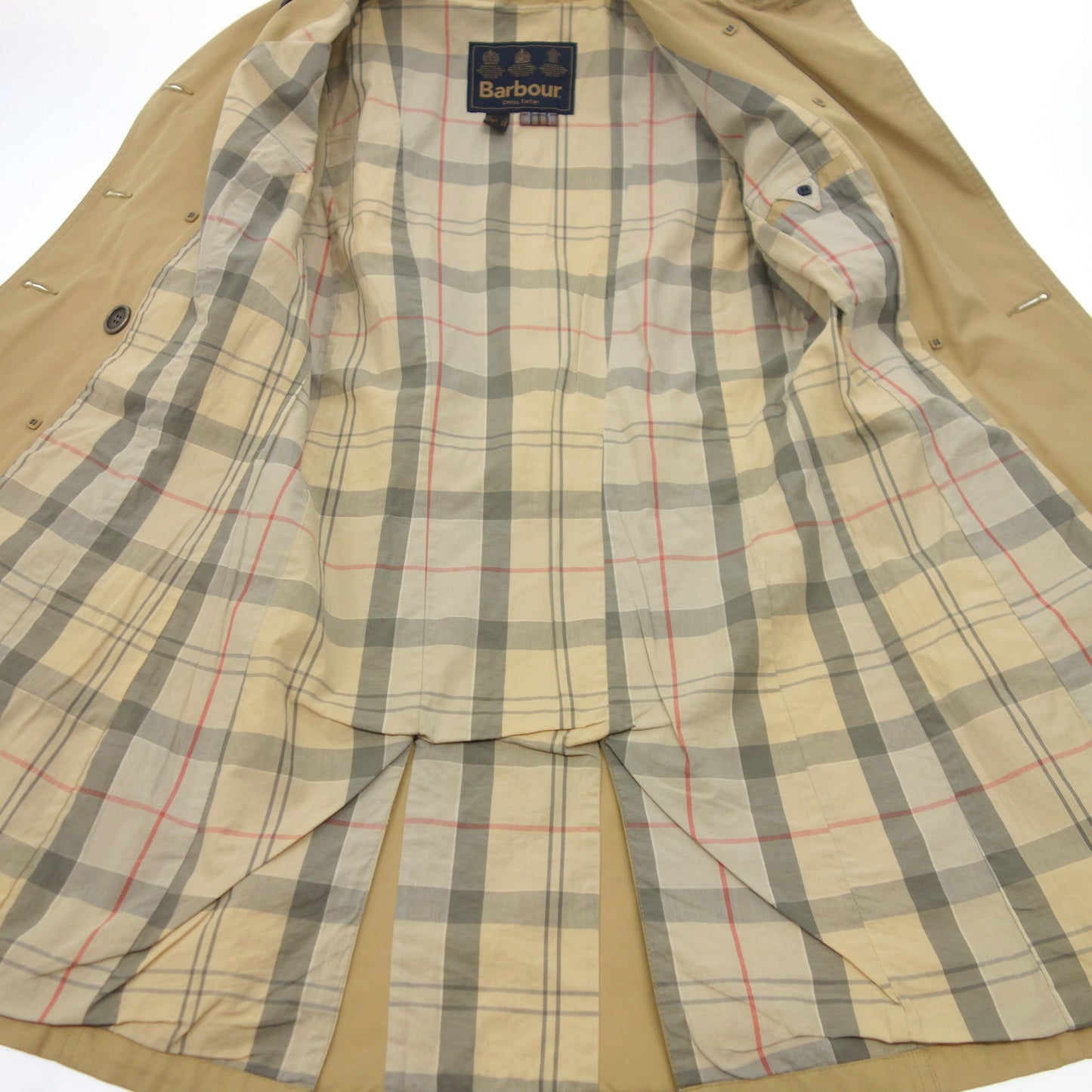 Good condition ◆ Barbour trench coat ladies 8 beige Barbour [AFB9] 