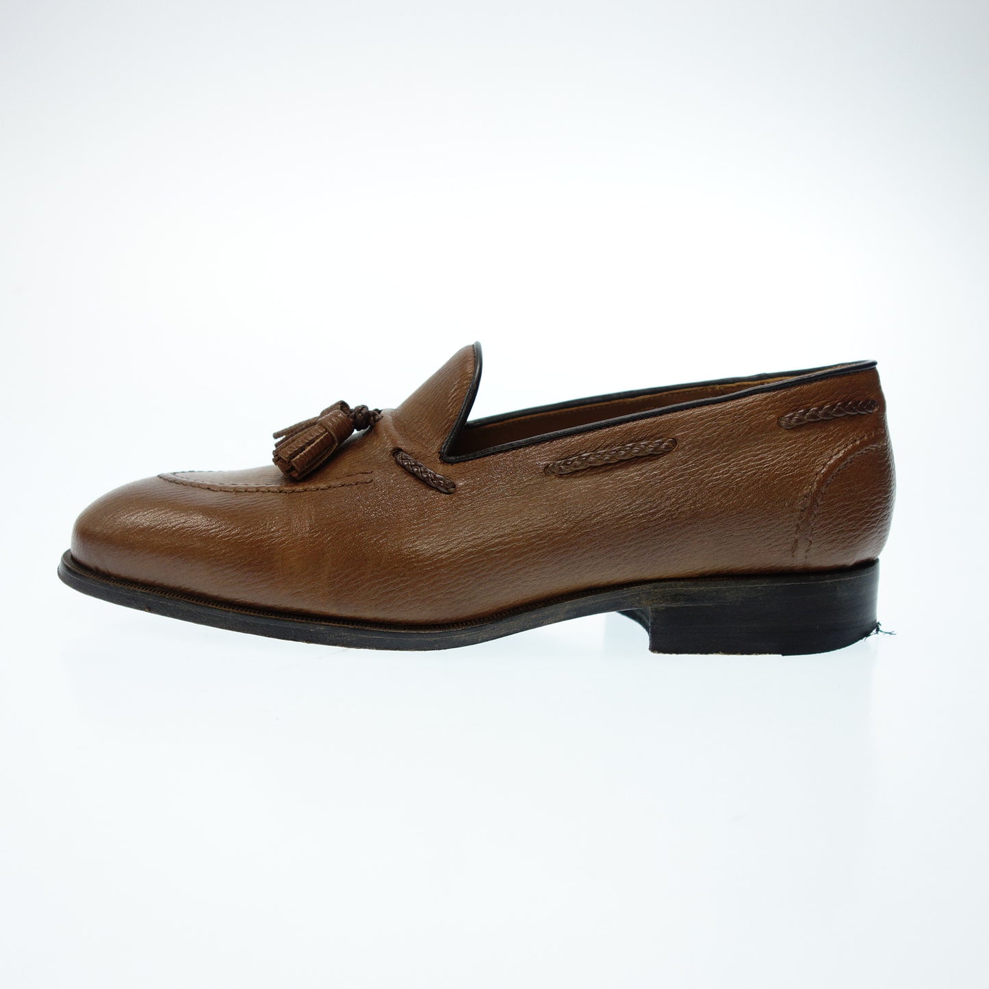 BETTANIN &amp; VENTURI Tassel Loafers Slip-on Men's 7 Brown BETTANIN &amp; VENTURI [AFC48] [Used] 