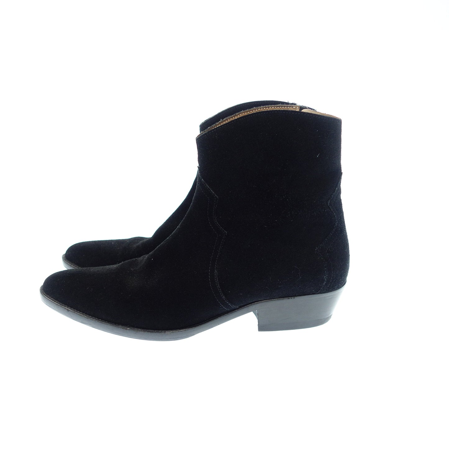 Good condition ◆ Isabel Marant boots zip up suede men's black 41 ISABEL MARANT [AFC45] 