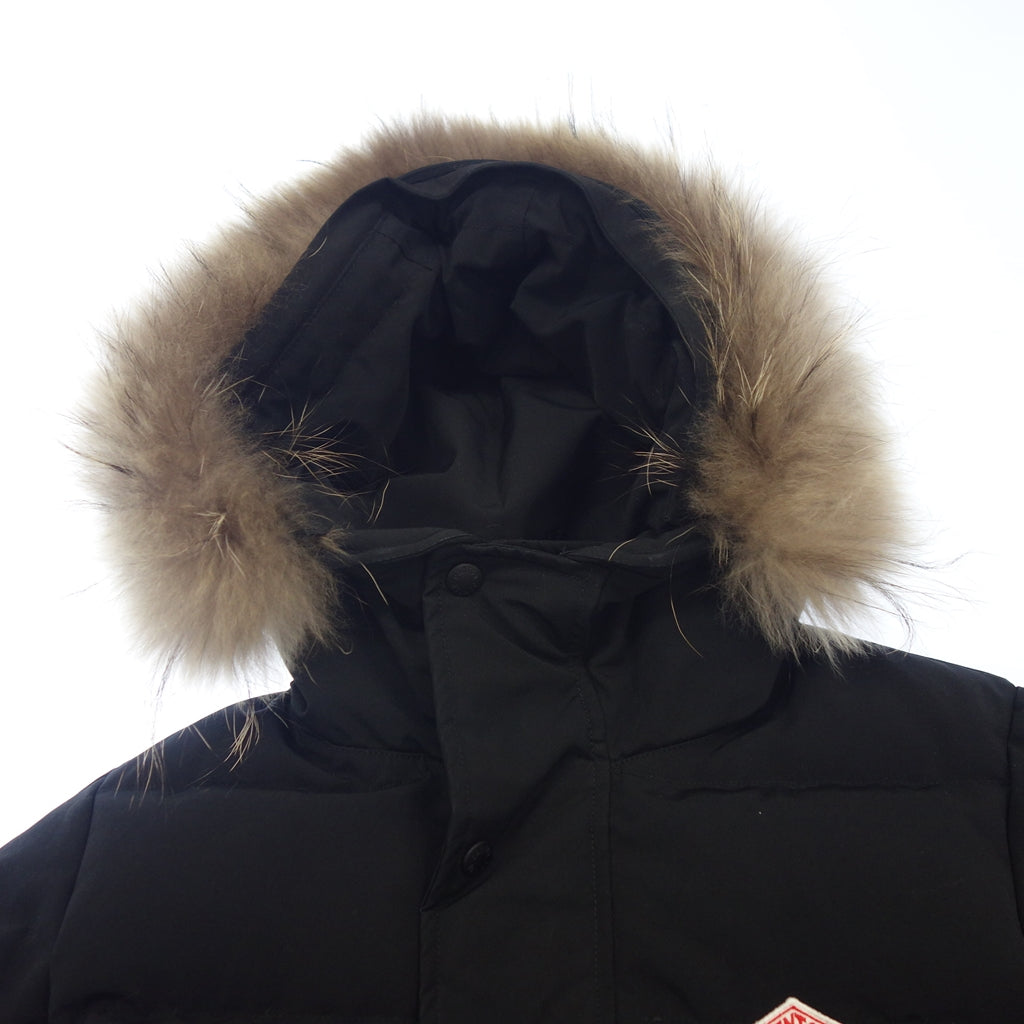 Used ◆DANTON down jacket 18A-FA-002 with fur ladies black size 36 DANTON [AFA18] 