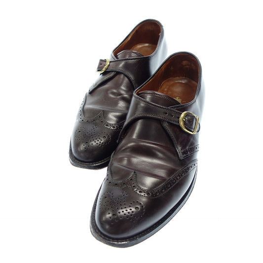 Used ◆Alden Single Monk Leather Shoes 1671 Cordovan Men's Brown Size 9 ALDEN [AFD3] 