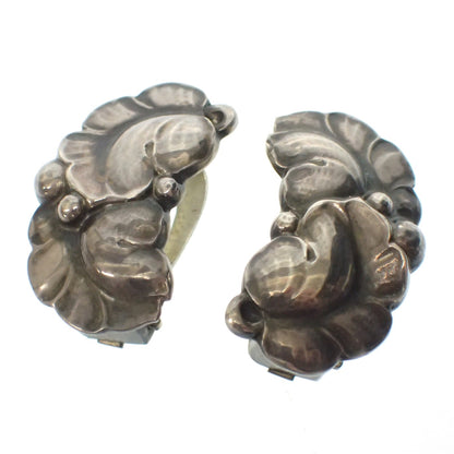 Good condition ◆Georg Jensen earrings 50A 925S Silver GEORG JENSEN [AFI12] 