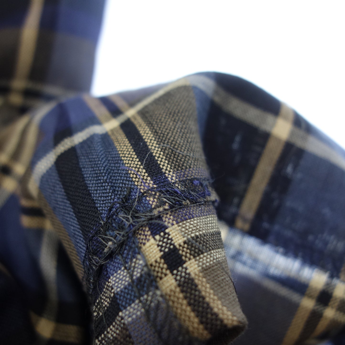 Good Condition◆Tomorrowland Pilgrim Check Pants Wool Men's Blue Size 44 TOMORROWLAND PILGRIM [AFB8] 