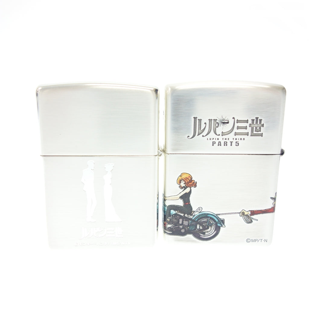 Used ◆Zippo - Lupine the Third 4 side chase &amp; Fujiko after shower 2 piece set ZIPPO [AFI18] 