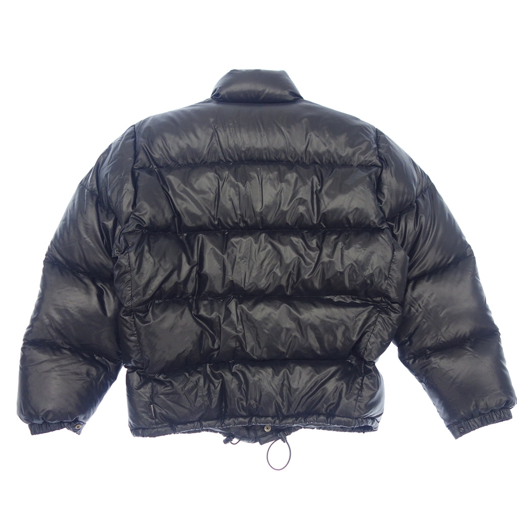 中古◆モンクレール ダウンジャケット シャイニーナイロン 青タグ メンズ ブラック サイズ2 MONCLER【AFA18】