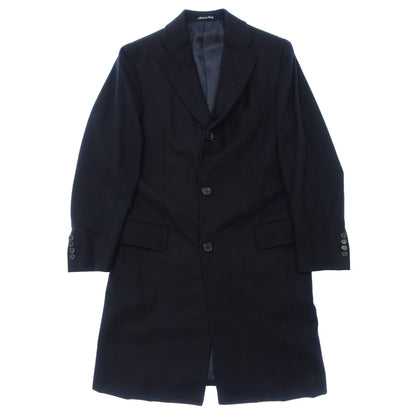 Very good condition◆PRATO DELLA VALLE Chester coat 26009F wool men's navy size 46 PRATO DELLA VALLE [AFB20] 