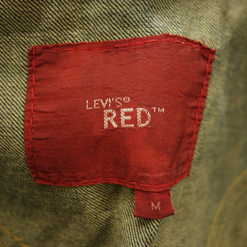 Used ◆Levi's Red Denim Vest Gilet Vintage Men's Size M Indigo Levis RED [AFB39] 