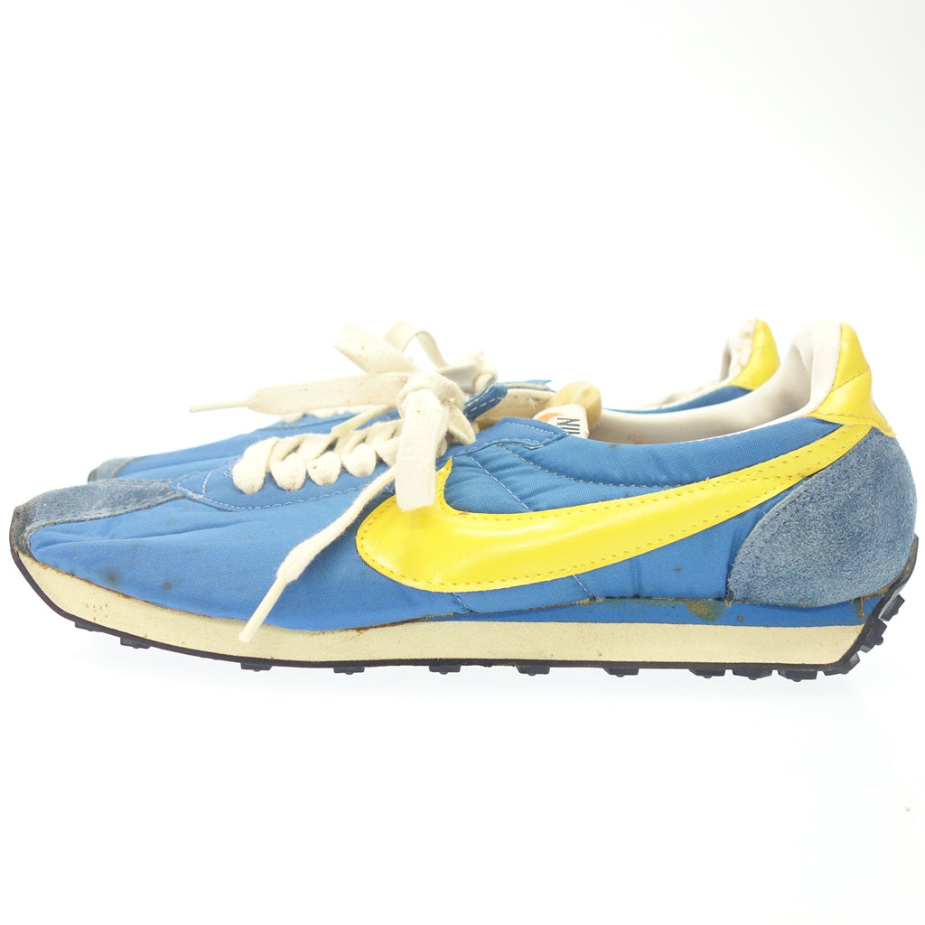 中古◆ナイキ スニーカー ワッフルトレーナー ヴィンテージ 日本製 レディース サイズ6.5 ブルー NIKE【AFD1】