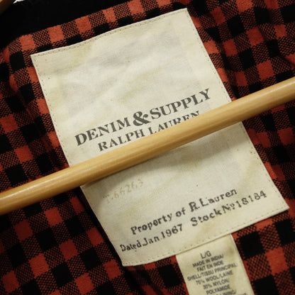Denim &amp; Supply Ralph Lauren 羊毛背心 L 男式黑色 RALPH LAUREN [AFB13] [二手] 