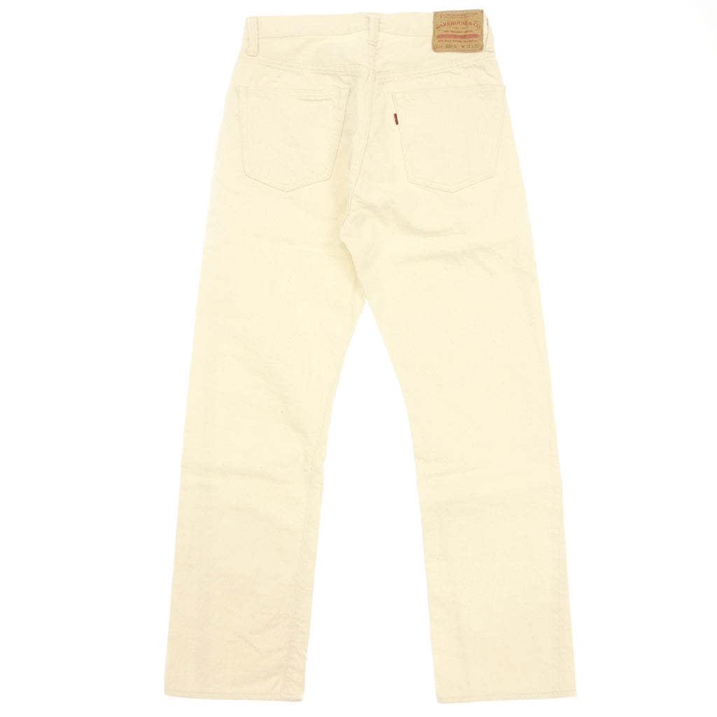 Good Condition◆Warehouse Denim Pants Lot900XX Slim Men's Ecru White Size W32 L32 WAREHOUSE &amp; CO. SLIM [AFB37] 