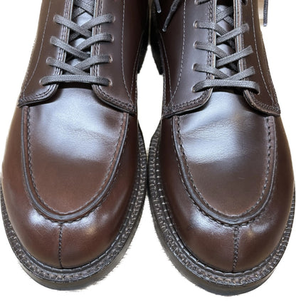 極美品◆ラッドシューズ レザーシューズ Vチップブーツ 8752 茶系 US8D Rutt Shoes