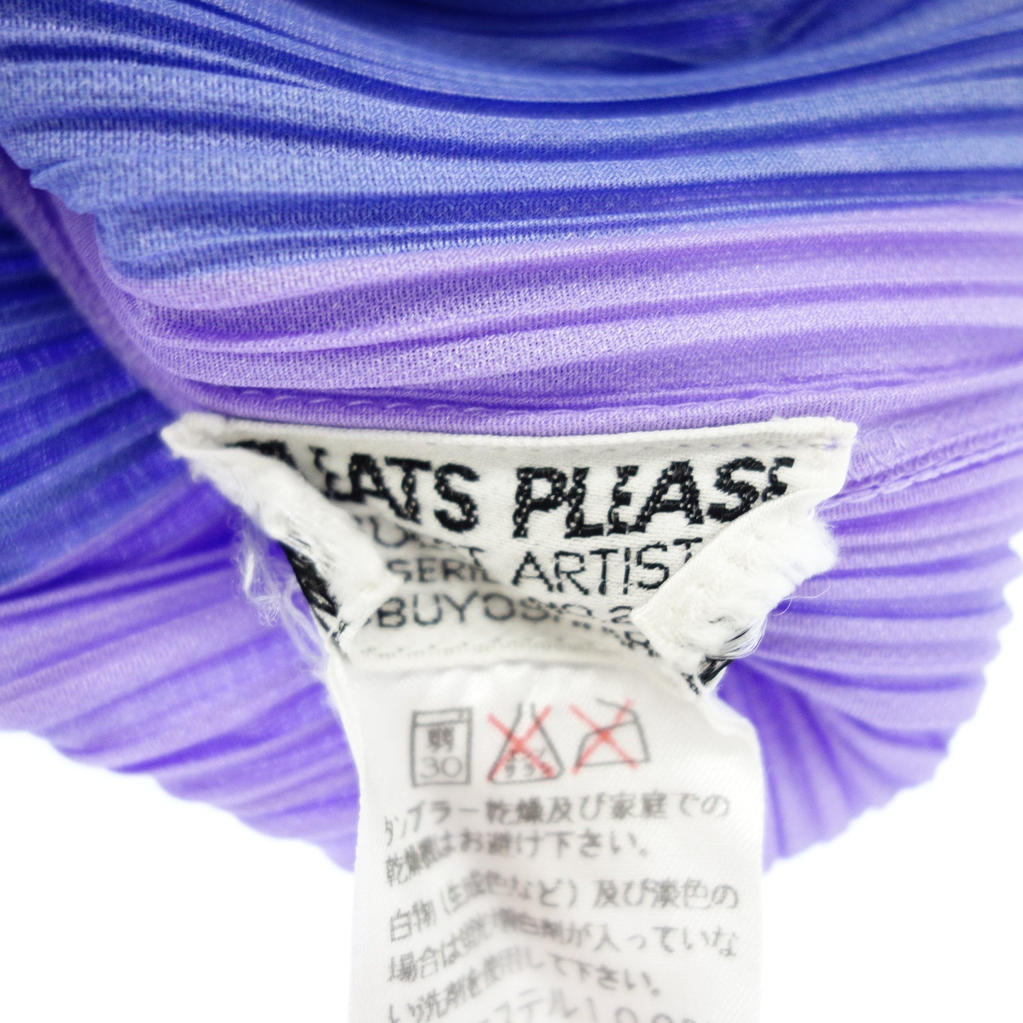 Good condition ◆ Pleats Please Issey Miyake One Piece Nobuyoshi Araki Araki Colored Girl Purple F PLEATS PLEASE [AFB17] 