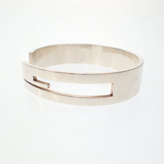 Good condition ◆ Gucci bangle bracelet G logo SV925 silver GUCCI [LA] 