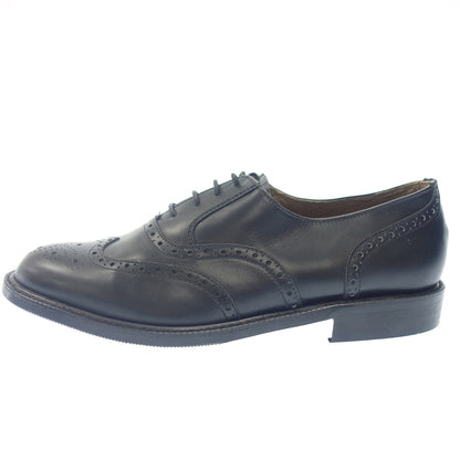 Very good condition ◆ Gentle leather shoes wing tip men's 26.5cm black GENTLE [AFC22] 