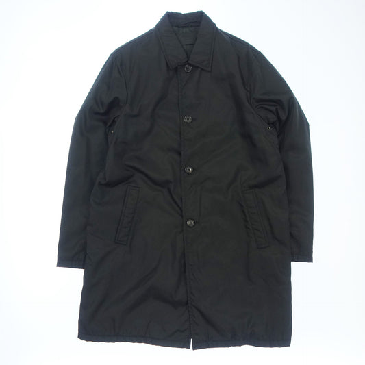 Used ◆Prada Stainless Steel Collar Coat Nylon Men's M Black PRADA [AFB32] 