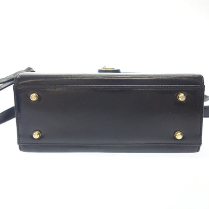 Very good condition ◆ Gianni Versace shoulder bag gold hardware black GIANNI VERSACE [AFE5] 