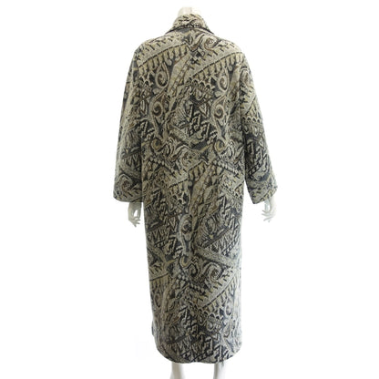 Good condition ◆ Missoni long coat all over pattern ladies M multicolor MISSONI [AFA6] 