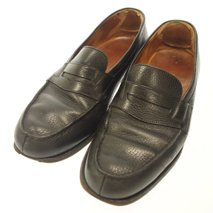 Used JMWESTON leather shoes 180 loafers grained leather black size 6.5E men's JMWESTON [AFC44] 