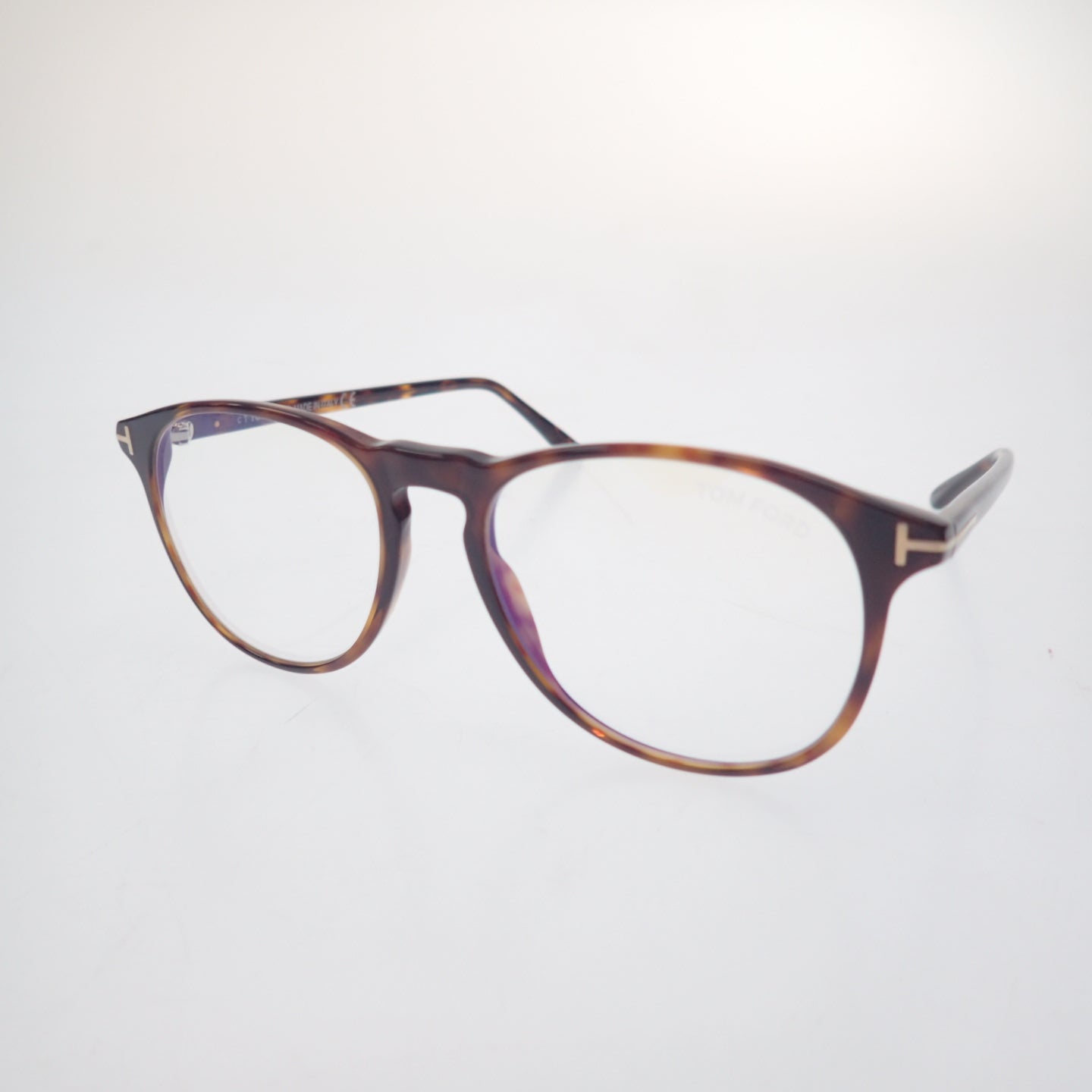 Very good condition◆Tom Ford Date glasses Tortoiseshell pattern Brown TF5805-B TOMFORD [AFI17] 