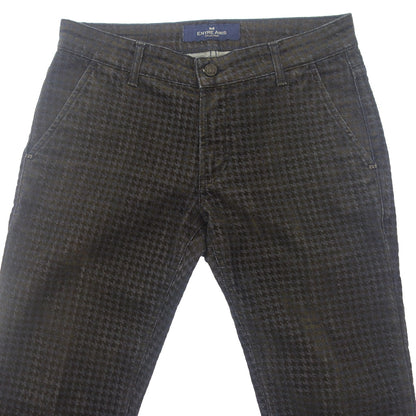 Good condition ◆ Entre Amis Denim Pants 8252-814L22 Men's Houndstooth Pattern Blue Size 33 entre amis [AFB11] 