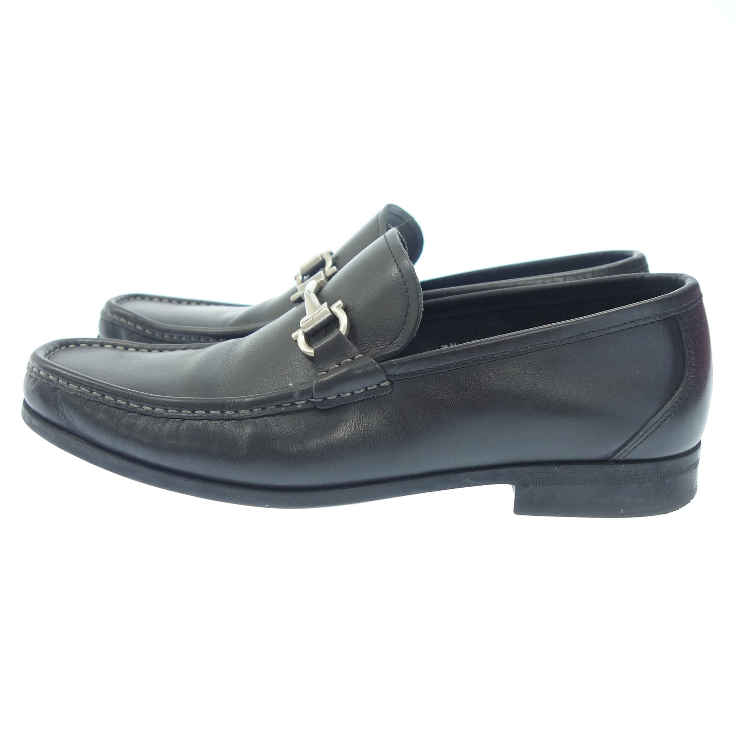 Salvatore Ferragamo Bit Loafer 男士黑色 7.5 Salvatore Ferragamo [AFD9] [二手] 