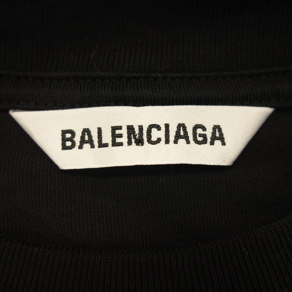 Good condition ◆ Balenciaga 20SS T-shirt Cotton Men's Black Size S 641655 BALENCIAGA [AFB50] 