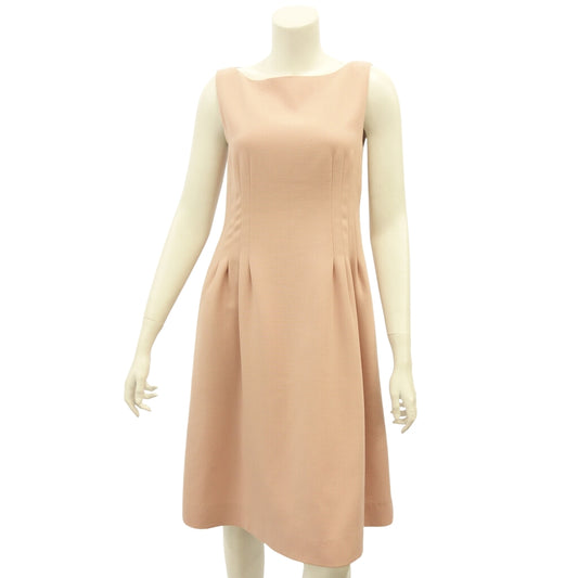Used ◆ FOXEY 39713 Sleeveless dress wool ladies pink size 38 FOXEY [AFB11] 