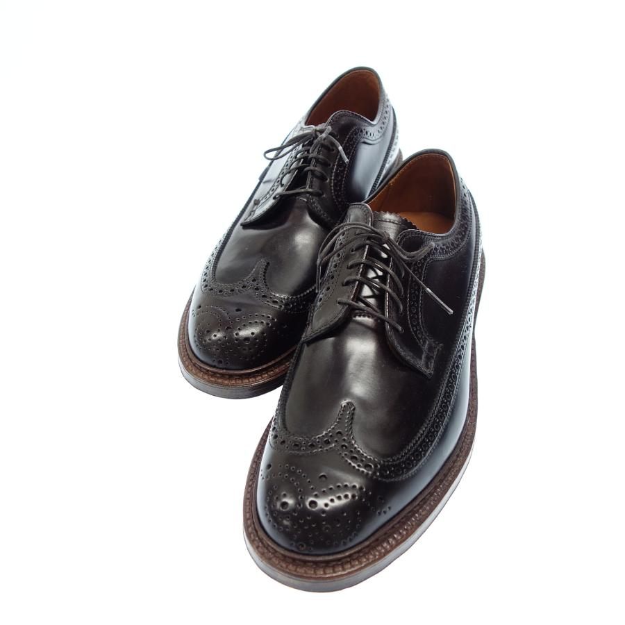 跟新一样◆Alden 皮鞋 Barry Last D5511 Cordovan 长翼 BRICK &amp; MORTAR 定制男式棕色尺码 US9D ALDEN [LA] 