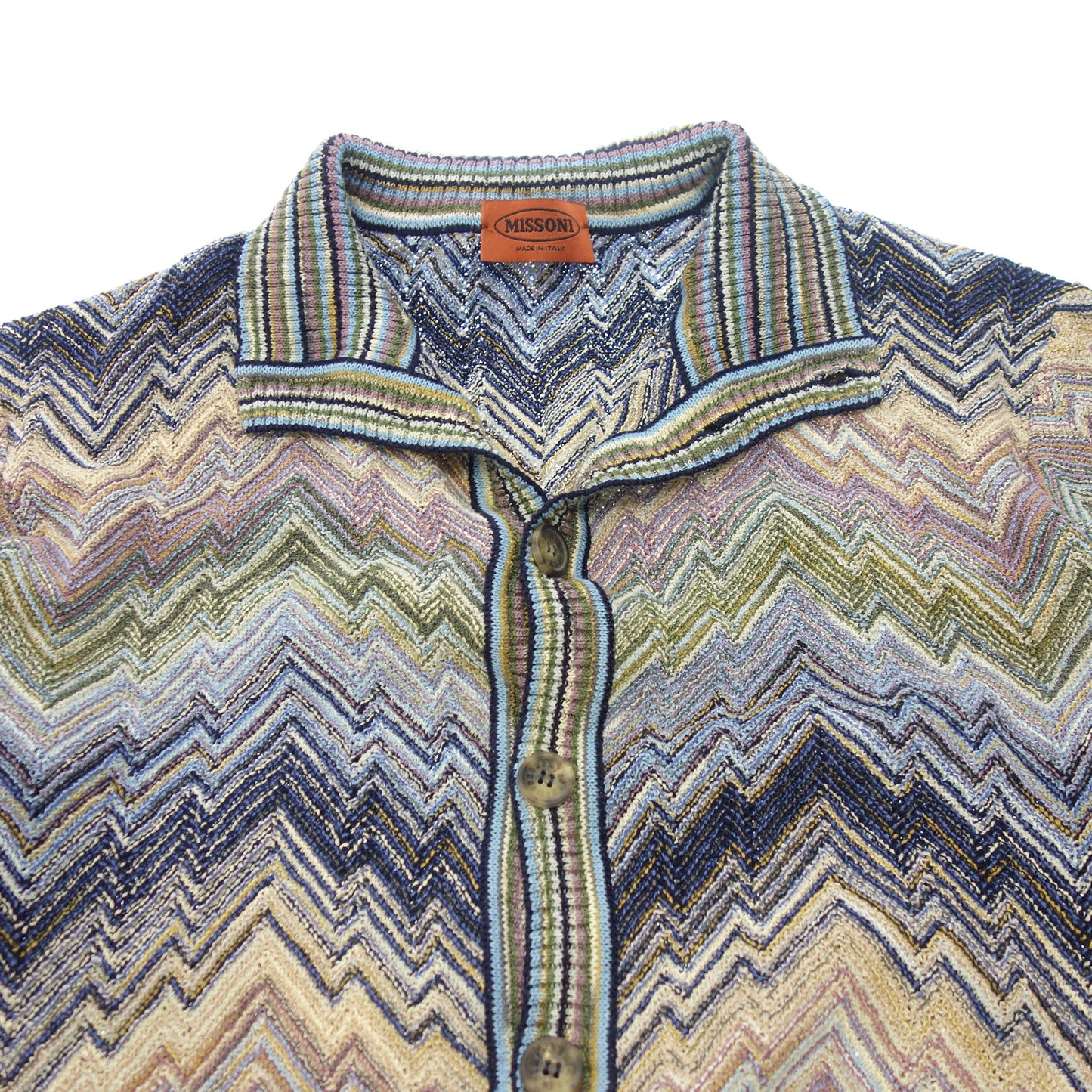 Good condition ◆ Missoni wool knit cardigan men's multicolor 50 MISSONI [AFB49] 