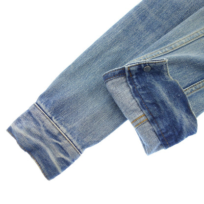 Good condition◆Double standard closing denim jacket 5501064A Women's Blue 36 [AFB22] 