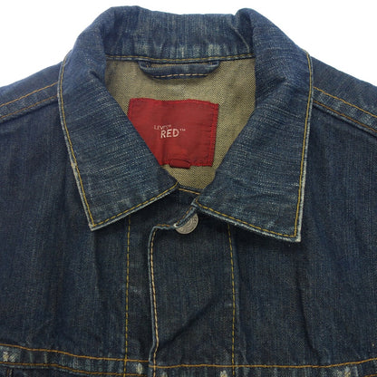 Used ◆Levi's Red Denim Vest Gilet Vintage Men's Size M Indigo Levis RED [AFB39] 