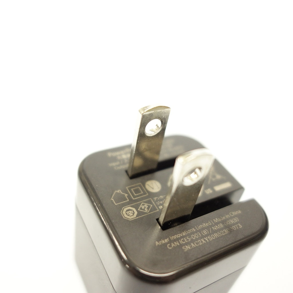美品◆アンカー パワーポート Ⅲ 充電器 バッテリー ブラック 20W A2149 ANKER POWER PORT Ⅲ Cube【AFI9】