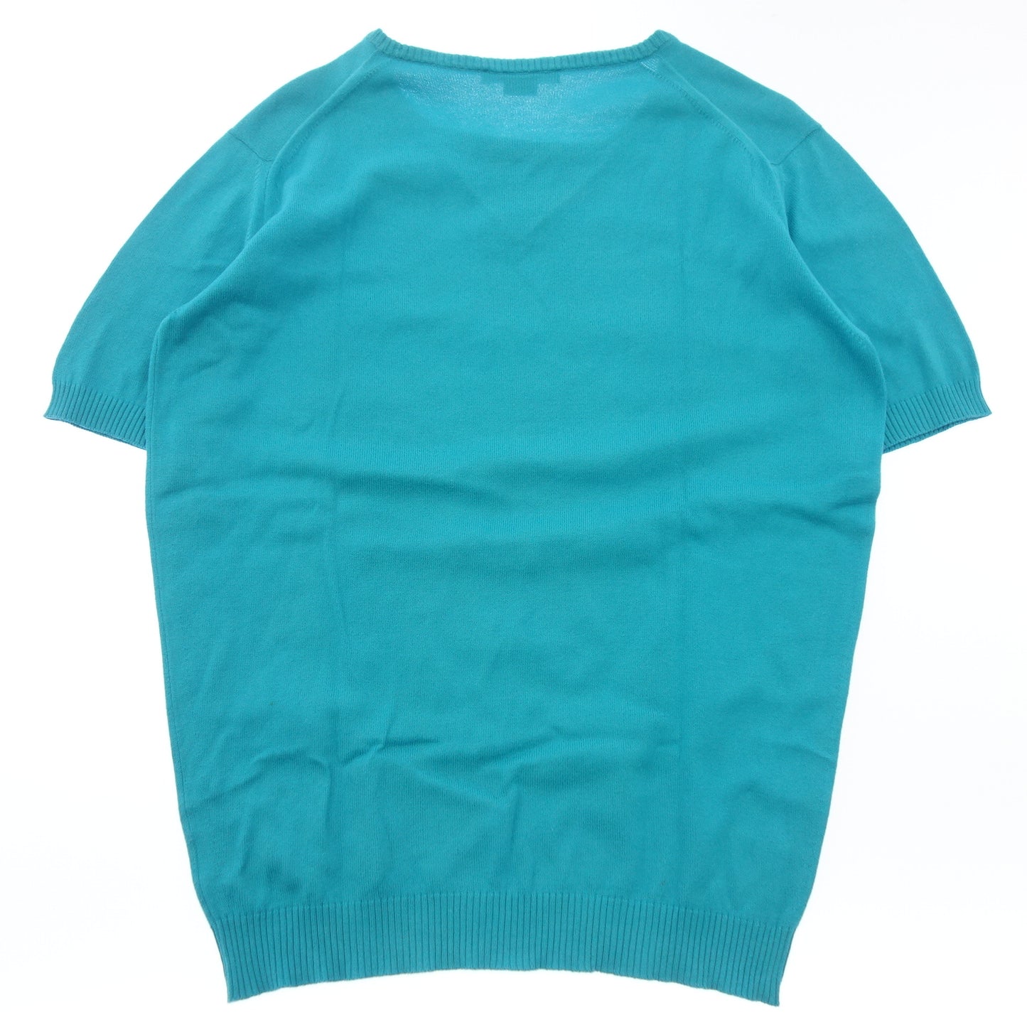 Used JOHN SMEDLEY short sleeve T-shirt size S men's turquoise blue JOHN SMEDLEY [AFB41] 