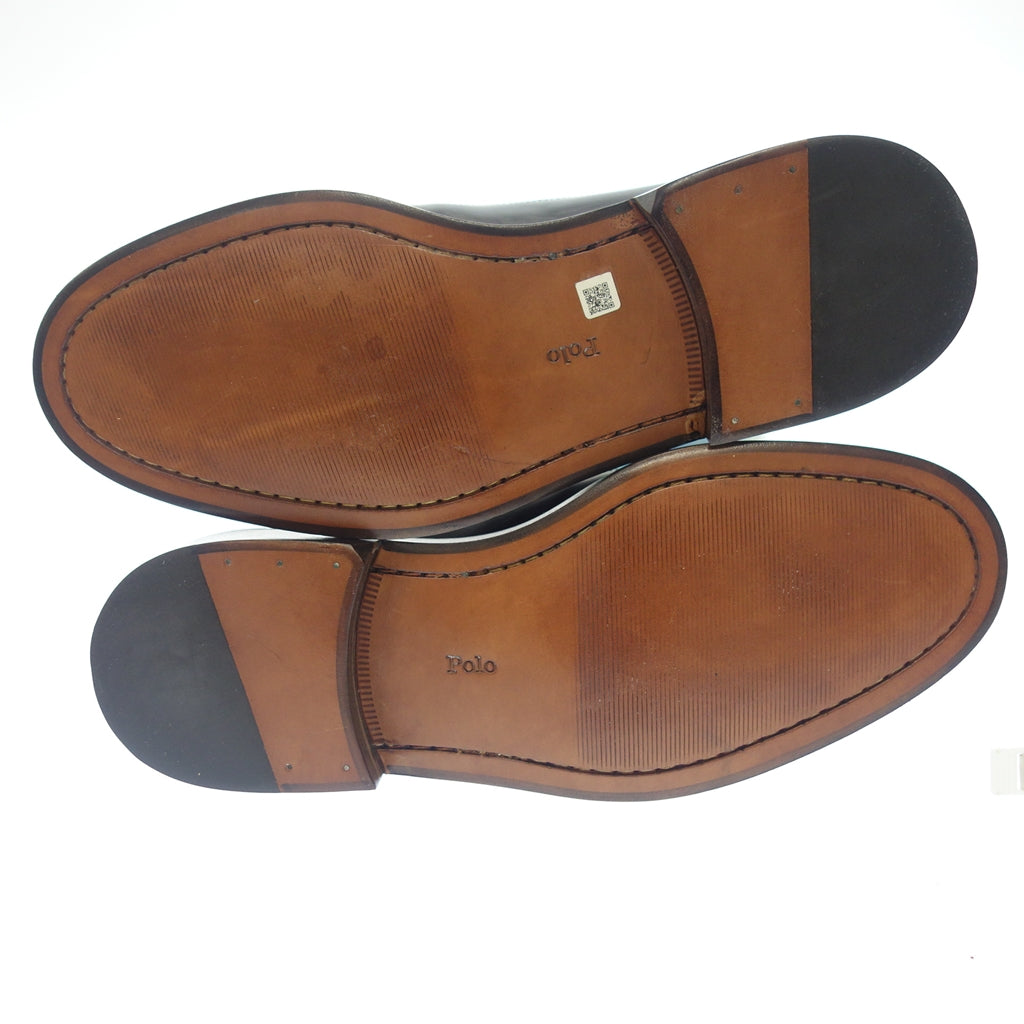 跟新品一样◆Salvatore Ferragamo 皮鞋 平头男式 9.5 黑色 Salvatore Ferragamo [AFD3] 