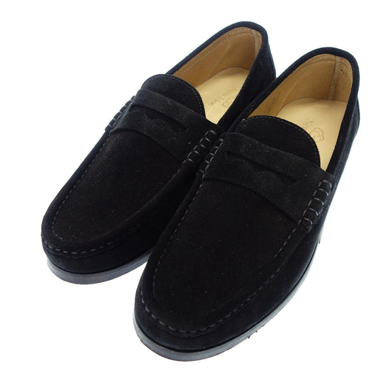 Very good condition◆New MOC coin loafer suede men's black size 44 NEW MOC [AFD8] 