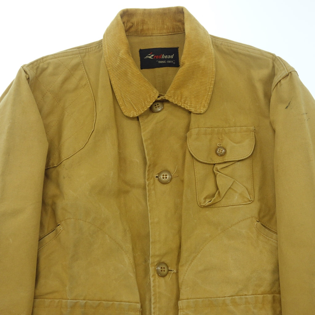 Used ◆Red Head Bone Dry Hunting Jacket 1970s Vintage Men's Ocher RED HEAD BONE DRY [AFB5] 