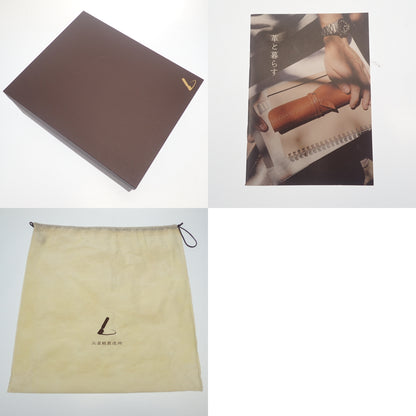 Tsuchiya bag one shoulder bag grained leather brown [AFE8] [Used] 