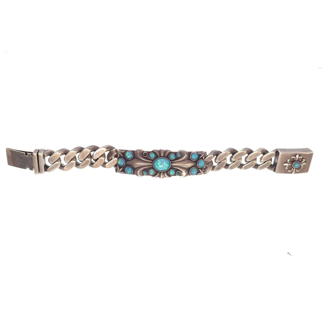 Used ◆Justin Davis Bracelet FORJUSTIN49 Synthetic Opal Silver 925 SBF102 Justin Davis [AFI15] 