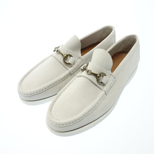 IL MOCASSINO Loafer Suede Bit Rubber Men's 39 White IL MOCASSINO [AFD2] [Used] 