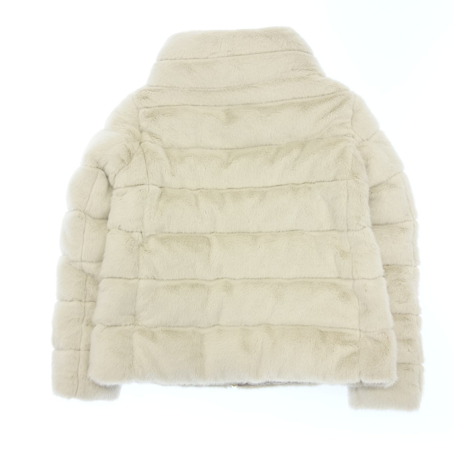 HERNO Down Jacket Ladies PI1166D Eco Fur Ladies 38 White HERNO [AFB16] [Used] 