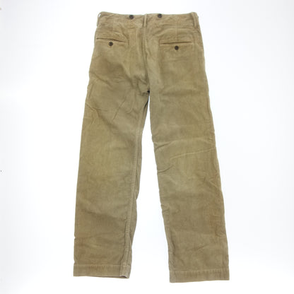 RRL Corduroy Pants with Suspender Buttons Distressed Men's 25 Beige [AFB34] [Used] 