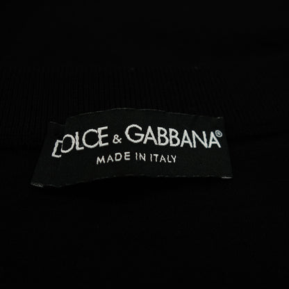 ドルチェ&ガッバーナ ニットセーター ロゴ刺繍 メンズ ブラック 52 DOLCE&GABBANA【AFB19】【中古】