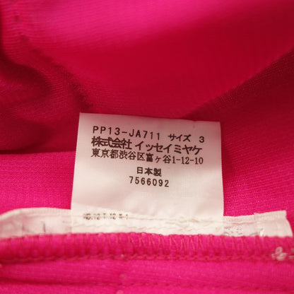 Very good condition ◆ Pleats Please Zip High Neck Coat Women's Pink Size 3 PP13-JA711 PLEATS PLEASE [AFB4] 