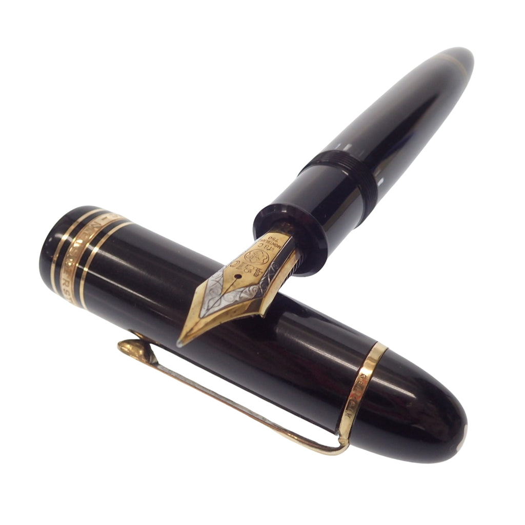 Good condition ◆ Montblanc Meisterstuck 149 4810 18C Nib 750 Black MONTBLANC [AFI15] 