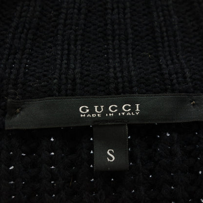 Good condition ◆ Gucci Knit Cardigan Duffle 327504 Men's Black S GUCCI [AFA23] 