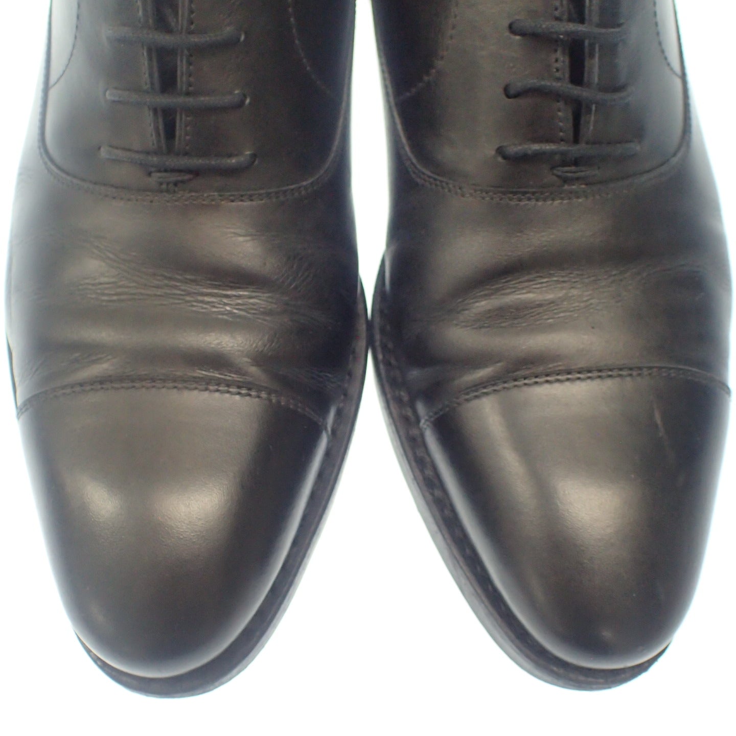 Good Condition◆Jalan Sriwijaya Leather Shoes Straight Tip 98321 Black Size 7 Jalan Sriwijaya [AFC21] 