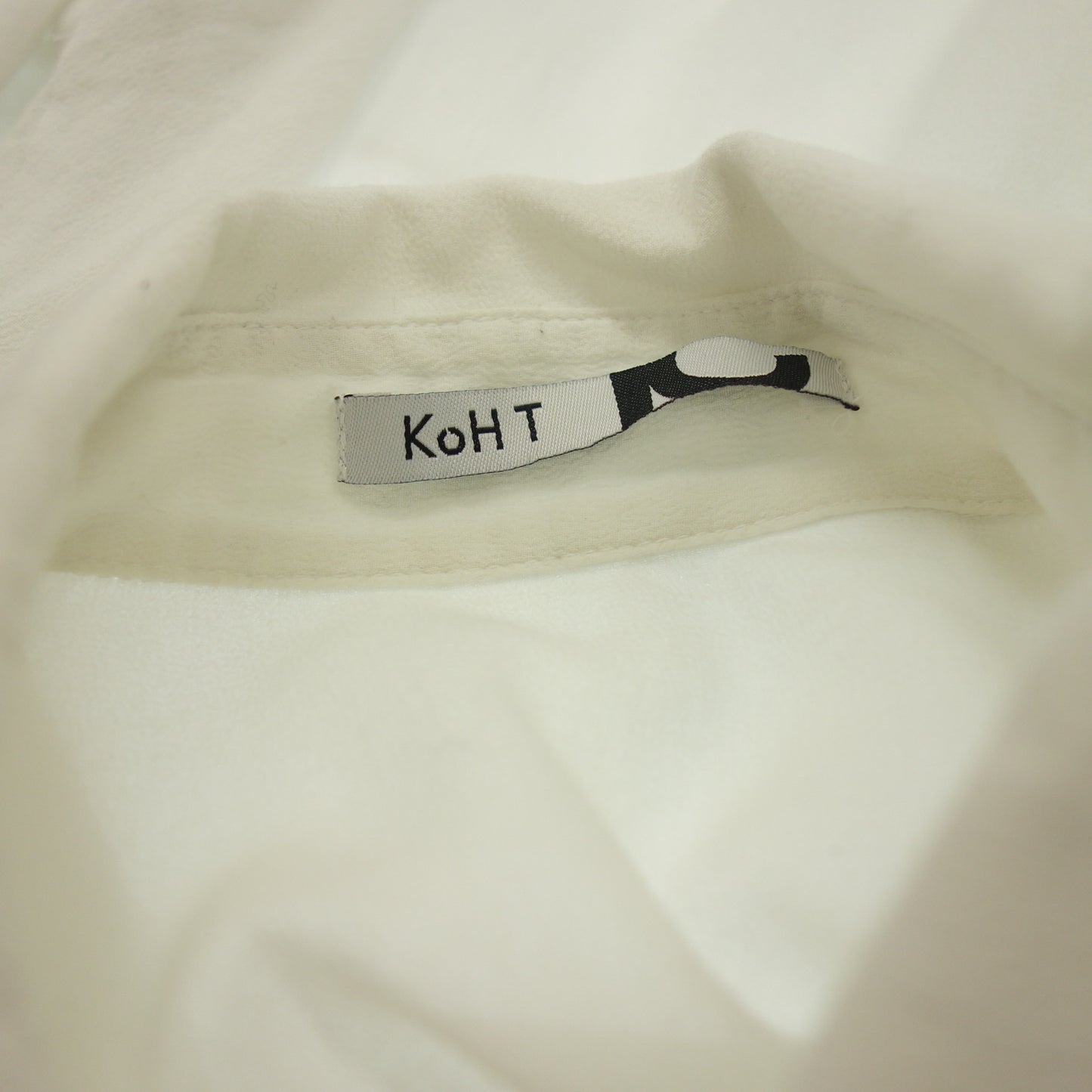 Used ◆Cote Cotton Silk Shirt Men's Ivory Free Size KoH T [AFB9] 