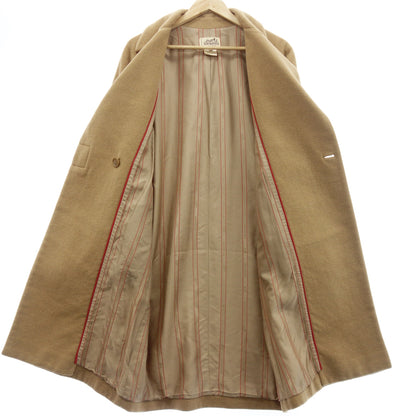 Hermes Chester Coat Camel Apibelt Serie Leather Pull Ladies Camel 38 HERMES [AFA7] [Used] 