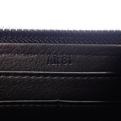 Like new◆Alt Leather Round Zip Long Wallet Black Alt81 [AFI11] 