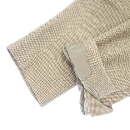 Good condition ◆ TAGLIATORE Tailored Jacket 6B Double Breasted Wool Linen 1SGG20Z Men's Size 44 Beige TAGLIATORE [AFB34] 